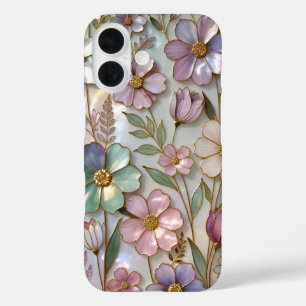 Soft Floral iPhone Case Pastel Flower Design