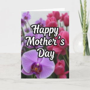 Soft Floral Mothers Day Card