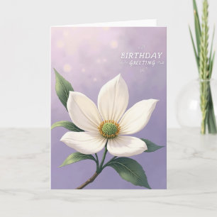 Soft Flower Birthday Card