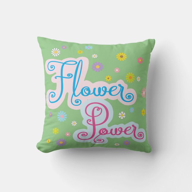 Soft Flower power Cushion (Front)