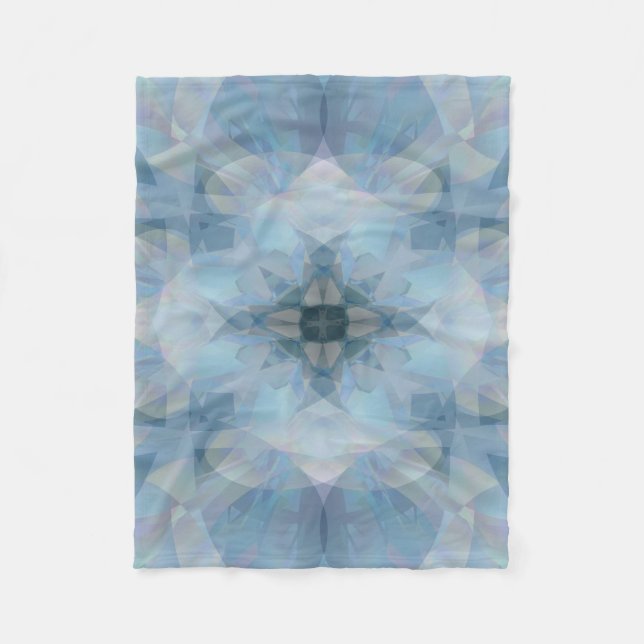Soft Flowers Fleece Blanket (Front)