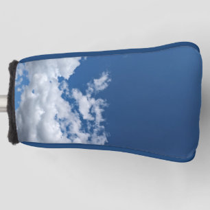 Soft fluffy clouds golf head cover