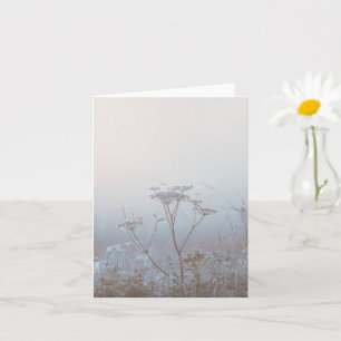 Soft Frosty Morning Nature Sympathy Card