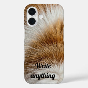 Soft Fur Texture Phone Case – Calico Cat Aesthetic