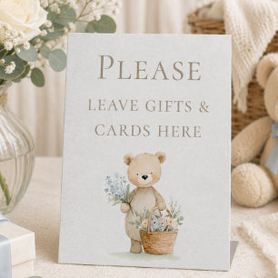Soft Gender Neutral Nursery Toy Baby Shower Gifts Pedestal Sign