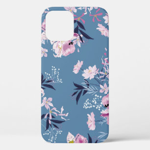 Soft gentle and delicate Blooming garden floral wi iPhone 12 Case