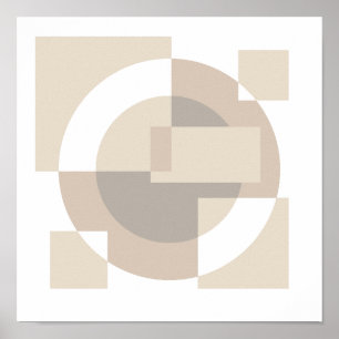 Soft Geometric Blocks – Neutral Overlap Compositio Poster
