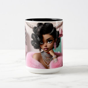Soft Glam Two-Tone Coffee Mug