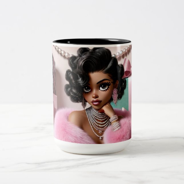 Soft Glam  Two-Tone Coffee Mug (Center)