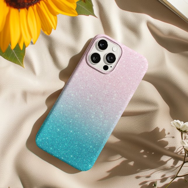 Soft Glitter Ombre iPhone Case (Creator Uploaded)
