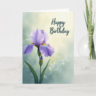 Soft Glow Bloom Birthday Card