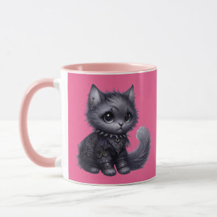 Soft Goth Kitten Mug