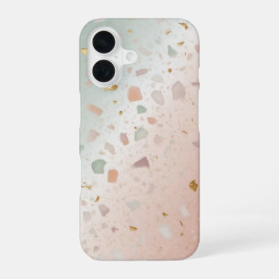 Soft Gradient French Terrazzo iPhone 16 Case