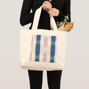 Soft Gradient Torn‑Edge  Large Tote Bag