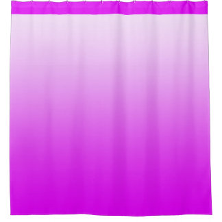 Soft Gradients Colours - neon pink + your ideas Shower Curtain