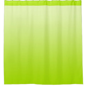 Soft Gradients Colours - spring green + your ideas Shower Curtain