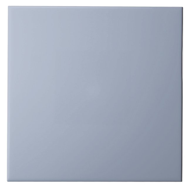 Soft Gray Blue Ceramic Tile. Ceramic Tile (Front)