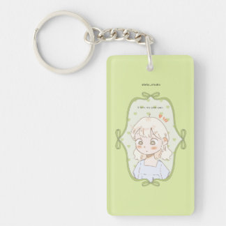 Soft Green  Key Ring