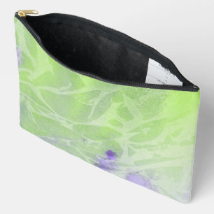 Soft Green & Lavender Harmony Accessory Pouch