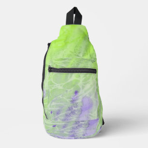 Soft Green & Lavender Harmony Sling Bag