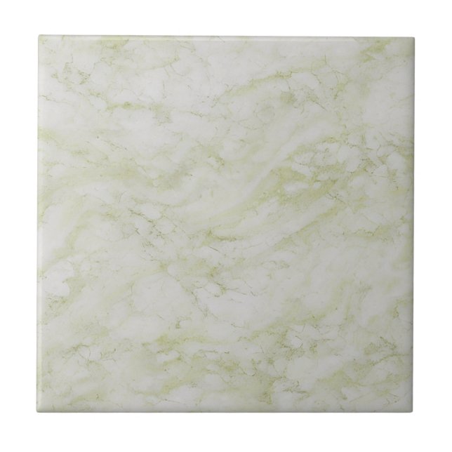 Soft Green Marble Stones Ceramic Tile (Front)