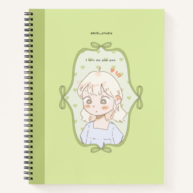 Soft Green  Notebook (Front)
