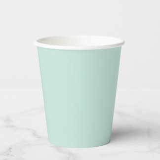 Soft Green Paper Cups Size: 8oz