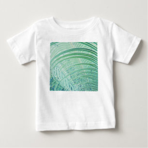 Soft Green Plant Palm Leaf Baby T-Shirt