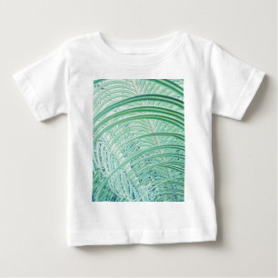 Soft Green Plant Palm Leaf Baby T-Shirt