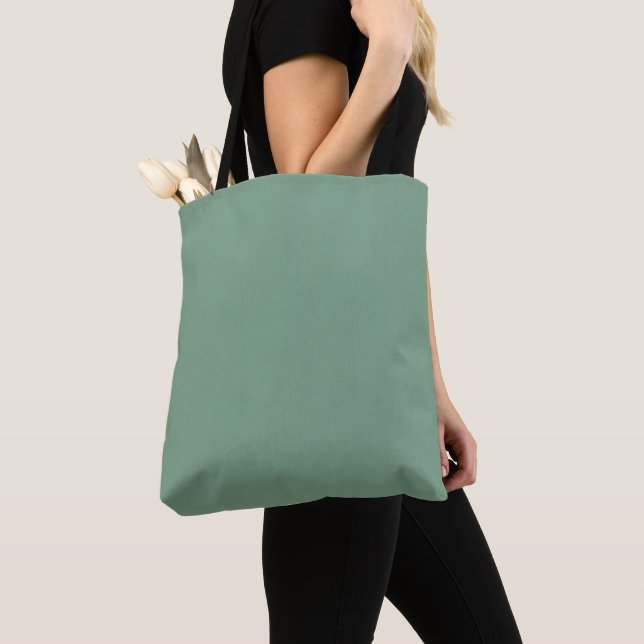 Soft Green  Tote Bag (Close Up)
