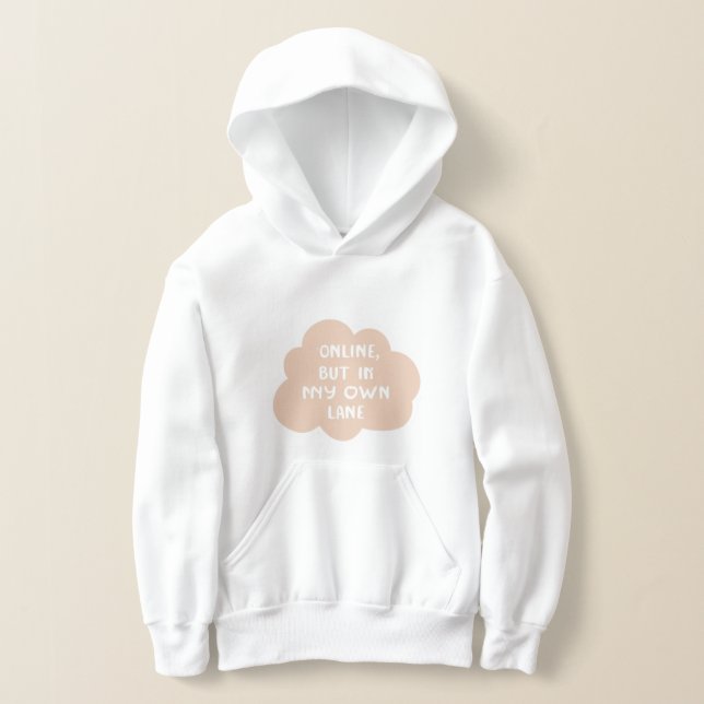 Soft greige and cloud white quotes AI art  (Laydown)