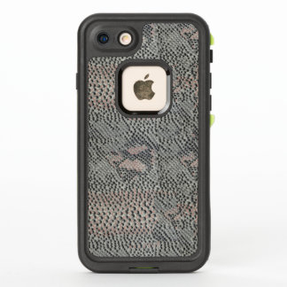 Soft Grey and Pink Snake Skin Pattern