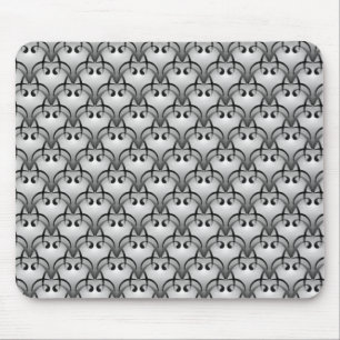 Soft Grey Sophisticated Bliss Mousepad