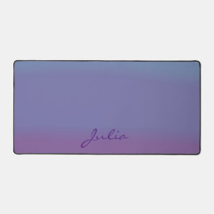 Soft Hazy Pretty Colourful Desk Mat