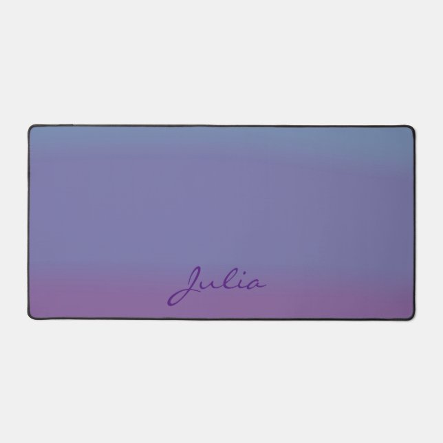  Soft Hazy Pretty Colourful  Desk Mat (Front)