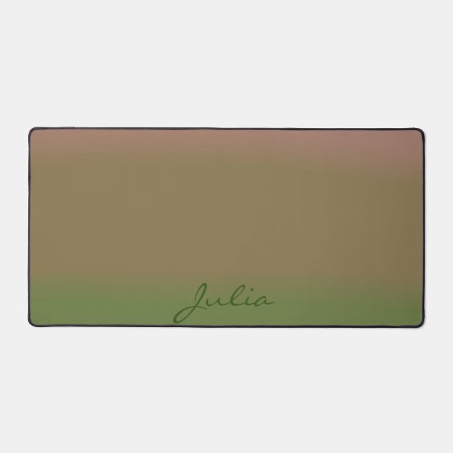  Soft Hazy Pretty Colourful  Desk Mat (Front)