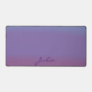 Soft Hazy Pretty Colourful Desk Mat