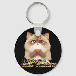 soft heart key ring