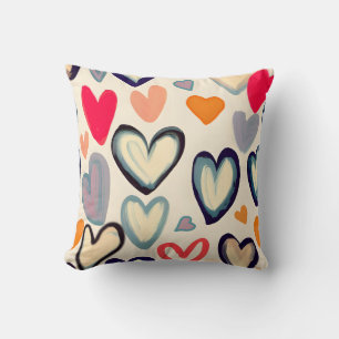 Soft Hearts Cushion