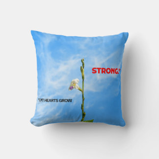 Soft Hearts Grow Strong Cushion