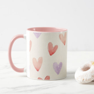 soft hearts Mug