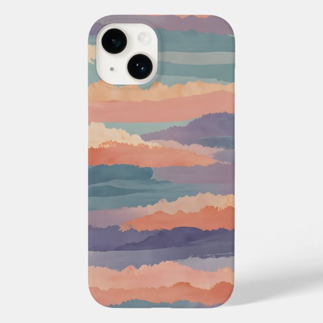 Soft Horizon Waves Case-Mate iPhone Case (Back)