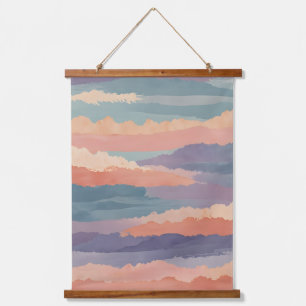 Soft Horizon Waves Hanging Tapestry