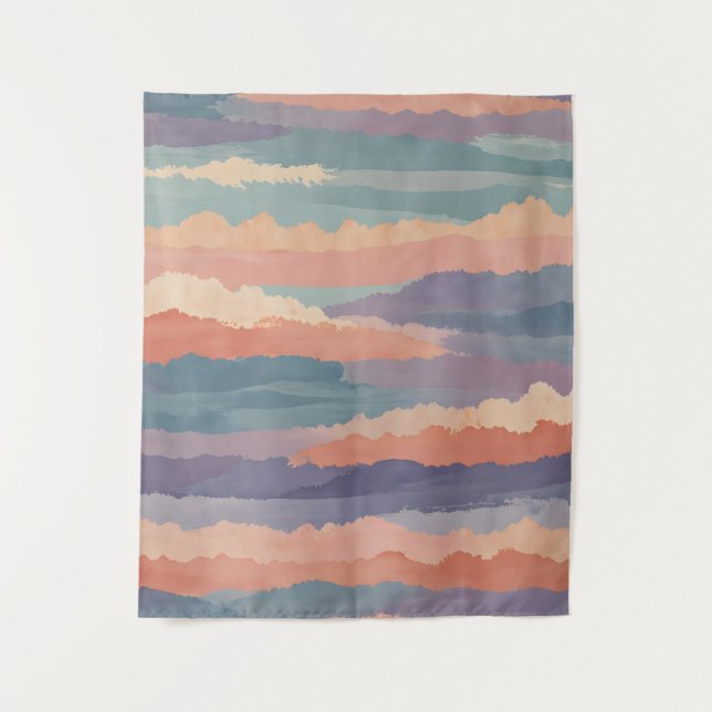 Soft Horizon Waves Tapestry (Front)