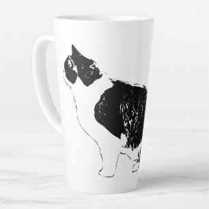 Soft Ink, Slow Pause Latte Mug