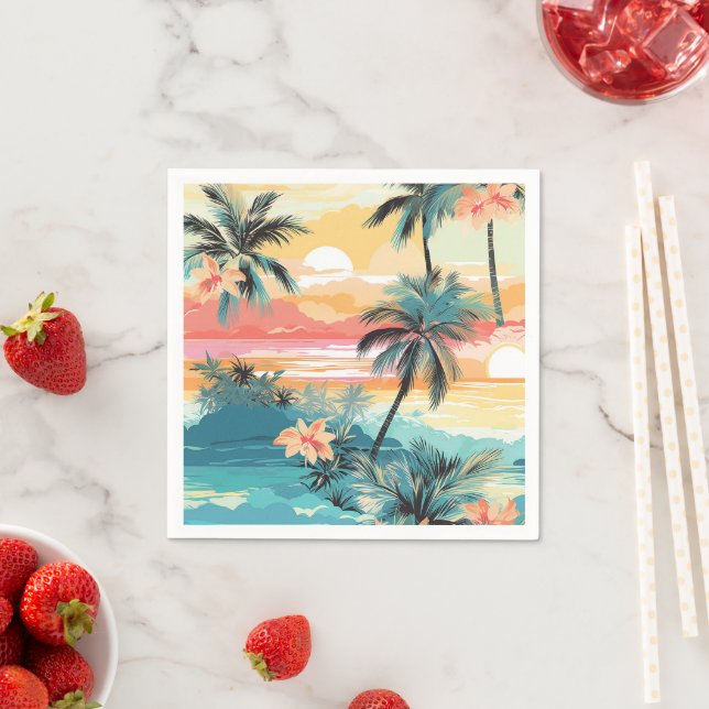 Soft Island Horizon Napkin (Insitu)