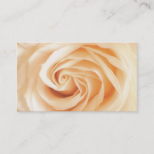 Soft Ivory Rose Business Card
