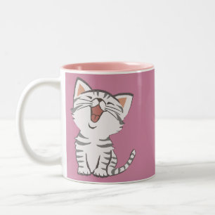 Soft Kitty Two-Tone Coffee Mug