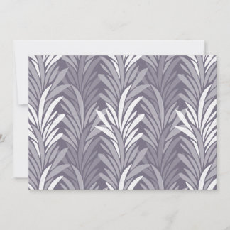 Soft Lavender Purple Agave Leaves Nature Art Card