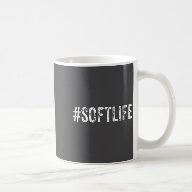 Soft Life Dont Stress Stress Softlife Softli  Coffee Mug (Right)